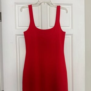 J. Crew Red Sleeveless Dress